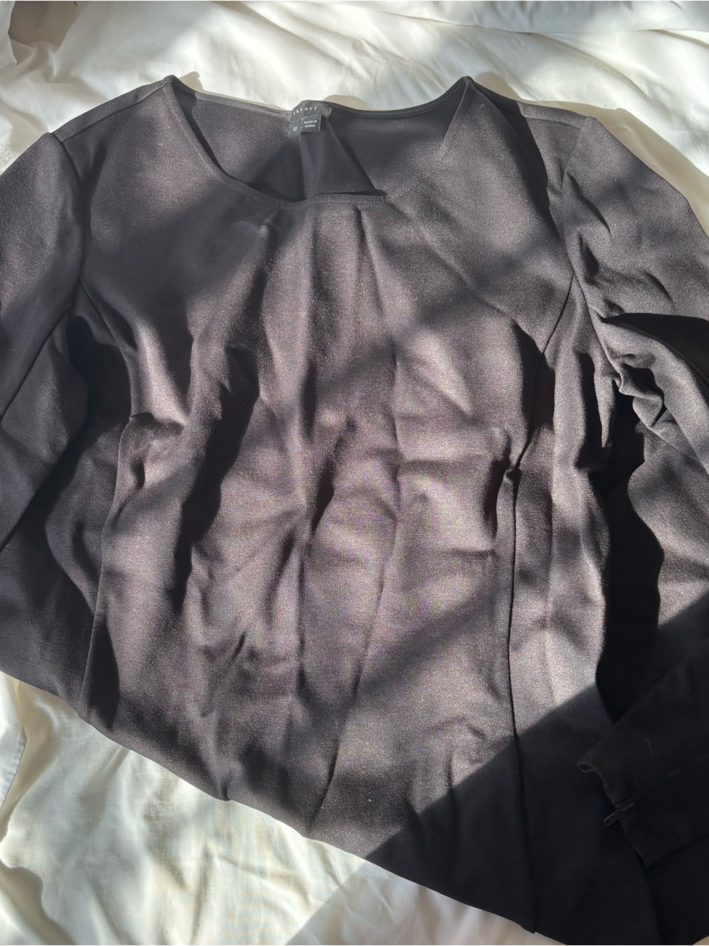 Theory Black A-Line Skirt - Minimalist Workwear